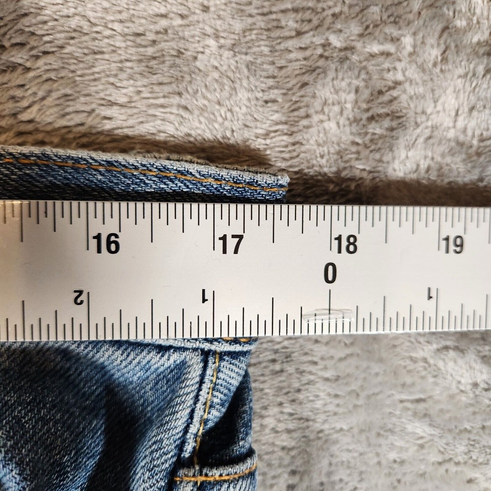 Vintage Levi's Jeans 505 Men's 34X31 (Tag 36X32) Blue Regular Straight Cotton - Picture 2 of 14